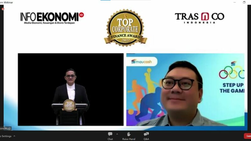 Prestasi gemilang diraih Maucash di akhir tahun 2022, dengan menerima penghargaan Top Corporate Finance 2022 kategori Fintech Lending. (ist)