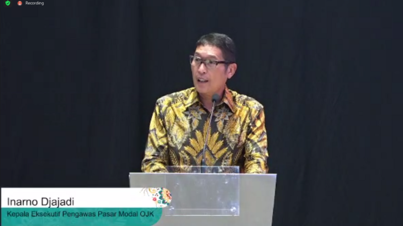 Kepala Eksekutif Pengawas Pasar Modal OJK Inarno Djajadi.