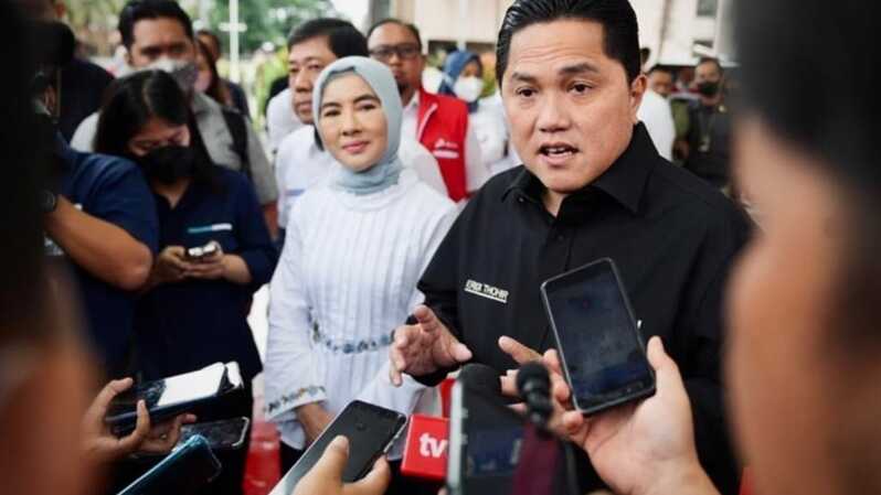 Menteri BUMN Erick Thohir .