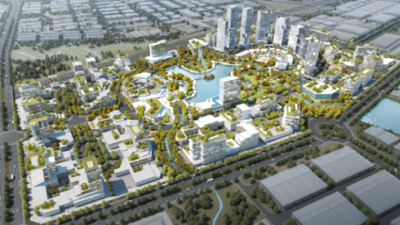 Ilustrasi Subang Smartpolitan garapan PT Surya Semesta Internusa Tbk (SSIA). (Perseroan)