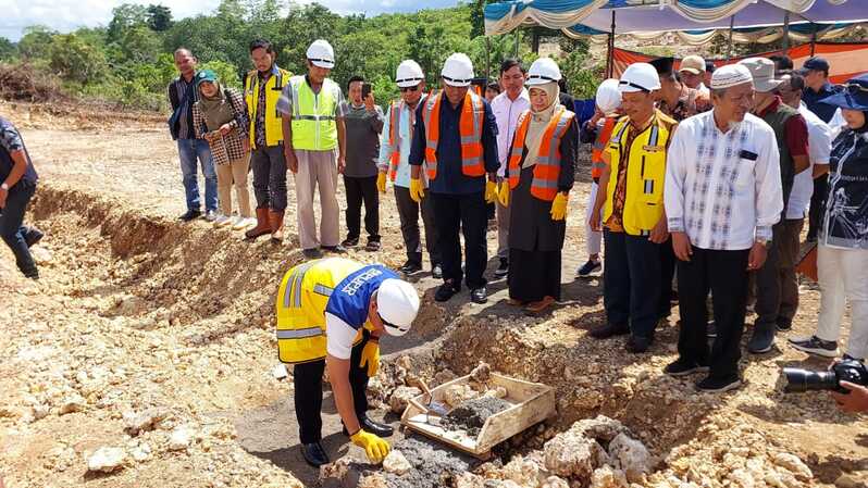 PUPR mulai melaksanakan pembangunan rusun mahasiswa Universitas Muhammadiyah Buton di Kota Baubau, Provinsi Sulawesi Tenggara. (foto: Istimewa)