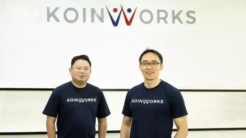 (ki-ka) Co-Founder & Chairman KoinWorks Willy Arifin dan Co-Founder & CEO Koinworks Benedicto Haryono.
