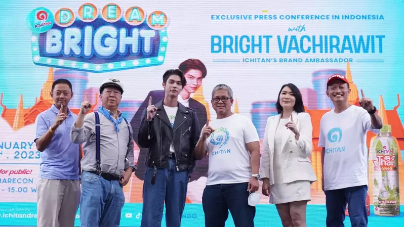 Ichitan menghadirkan brand ambassador terbarunya Bright Vachirawit, aktor dan penyanyi asal Thailand, sekaligus secara resmi meluncurkan program mereka bersama Bright bertajuk Dream Bright.