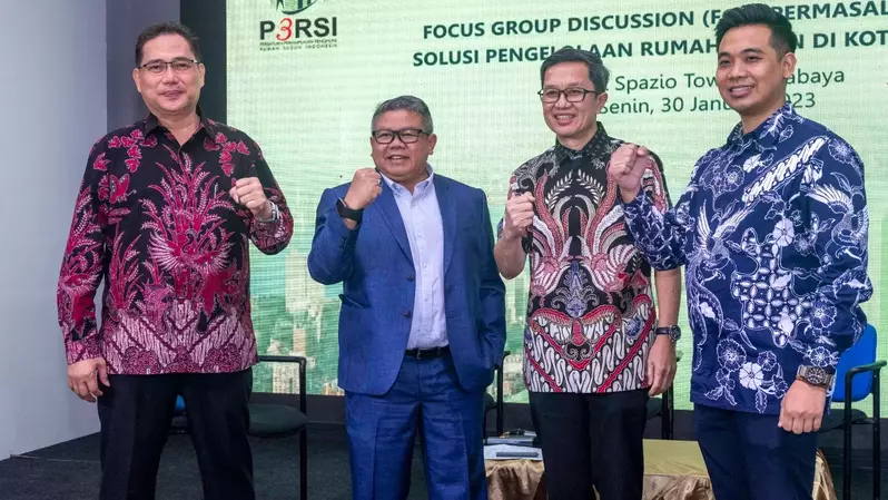 Ketua Umum Dewan Pengurus Pusat (DPP) Persatuan Perhimpunan Penghuni Rumah Susun Indonesia (P3RSI) Adjit Lauhatta