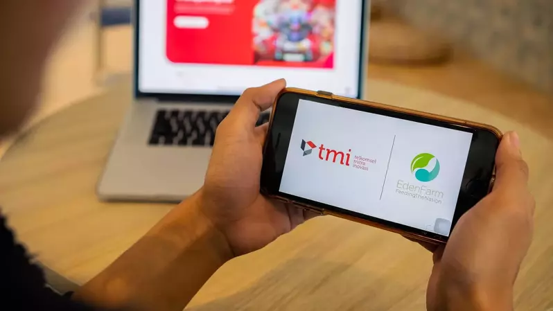 Telkomsel Mitra Inovasi investasi di EdenFarm. (IST)