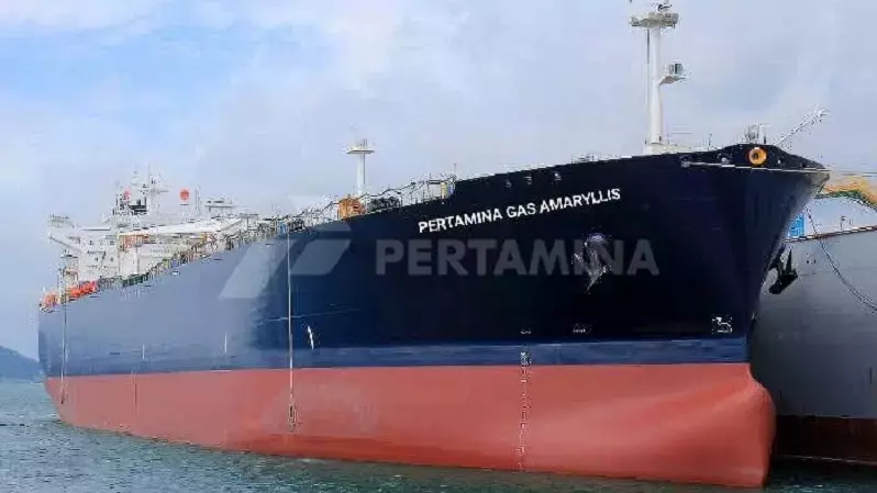Kapal VLGC milik PT Pertamina. (Foto: Pertamina)