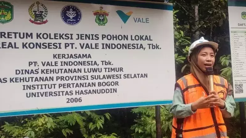 PT Vale Indonesia Tbk (INCO) menerima penghargaan sebagai mitra KLHK terbaik tahun 2023. Perseroan menang sebagai pemegang persetujuan penggunaan kawasan hutan (PPKH) dengan komitmen keberlanjutan rehabilitasi daerah aliran sungai (DAS) dan reklamasi. (Ist)