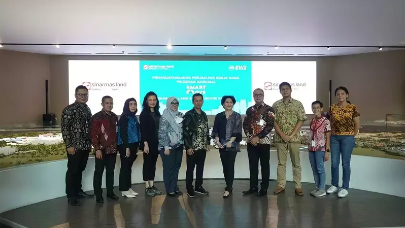 BWS dan Sinar Mas Land Berkolaborasi dalam program Smart Move. (ist)