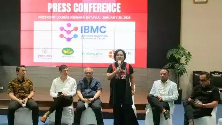 Keterangan pers pembentukan Indonesia Blockchain & Metaverse Center (IBMC) oleh President University, PT Jababeka Tbk, dan Ambassador & CEO Club  
