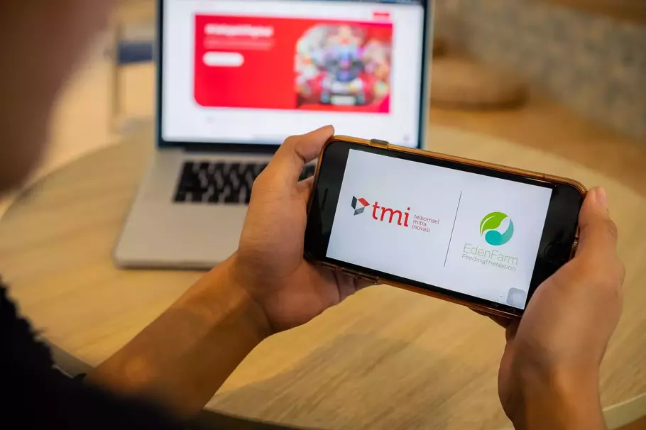 Telkomsel Mitra Inovasi investasi di EdenFarm. (IST)