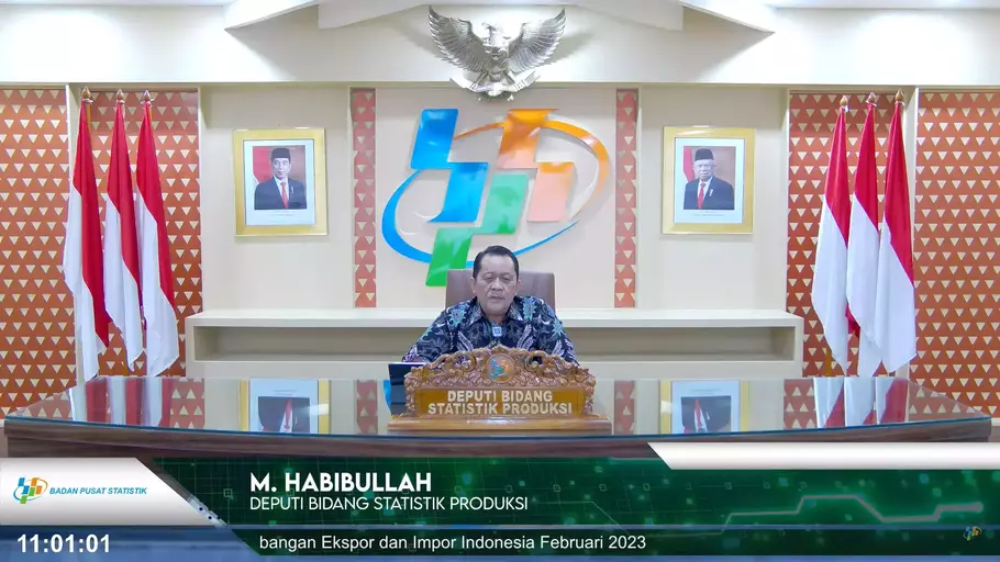 Deputi Bidang Statistik Produksi BPS M Habibullah