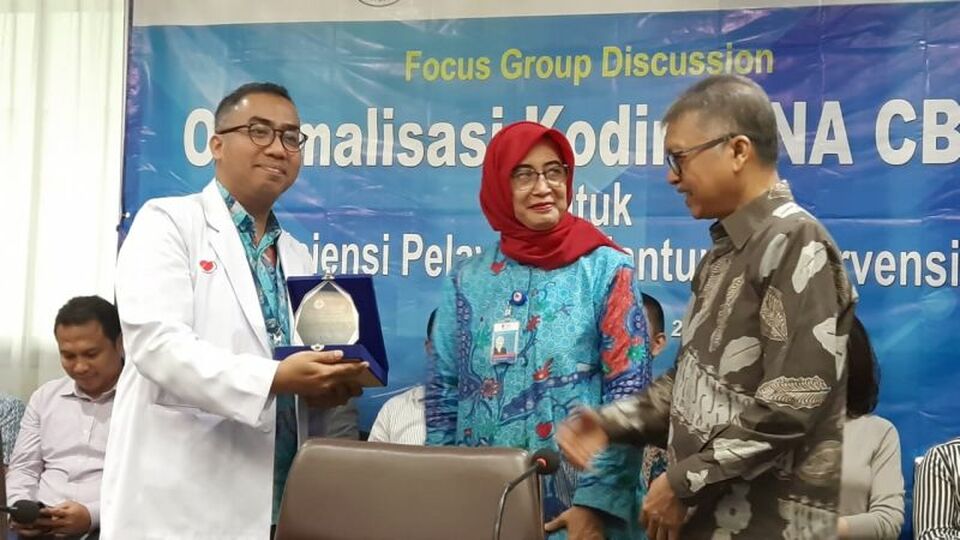 Rangkaian kegiatan Med-Verify dimulai di Jakarta, Selasa (3/12) dalam acara Focus Group Discussion Optimalisasi Koding Ina CBGs untuk Efisiensi Pelayanan Jantung Intervensi yang diselenggarakan PERSI dan Perhimpunan Dokter Spesialis Kardiovaskular Indonesia (PERKI) di Pusat Jantung Nasional Harapan Kita Jakarta. 