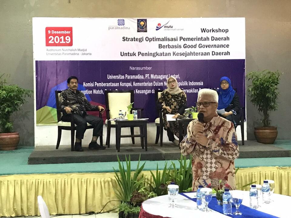  Presiden Direktur PT Mutuagung Lestari Ir. H Arifin Lambaga, MSE. 