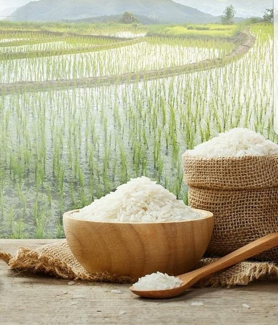 Beras, salah satu bahan pangan yang bisa dibeli secara online dari rumah untuk mengurangi penyebaran virus Covid-19
