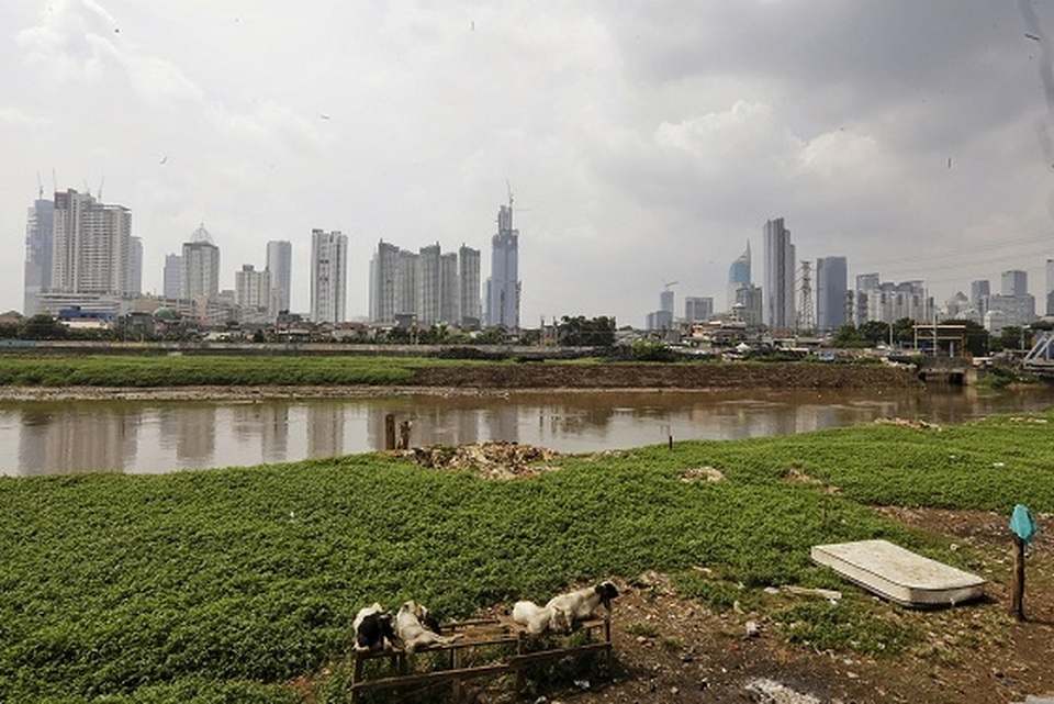 Deretan gedung bertingkat di Jakarta, Kamis (14/5/2020). Foto: SP/Ruht Semiono