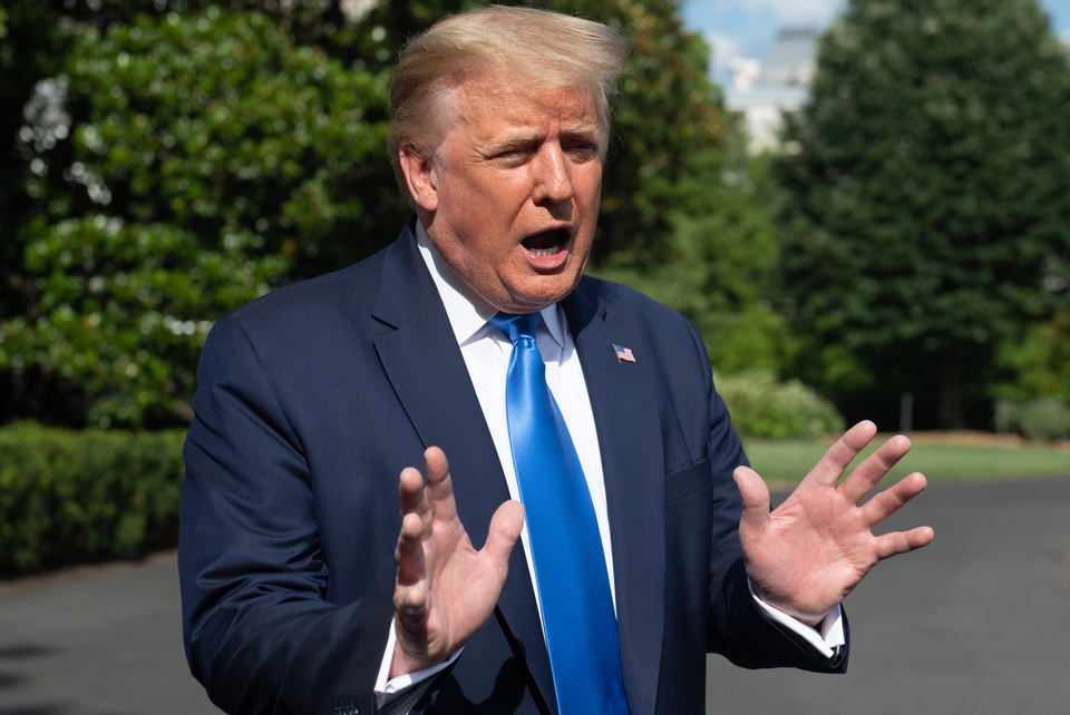 Presiden AS Donald Trump. Foto: SAUL LOEB / AFP