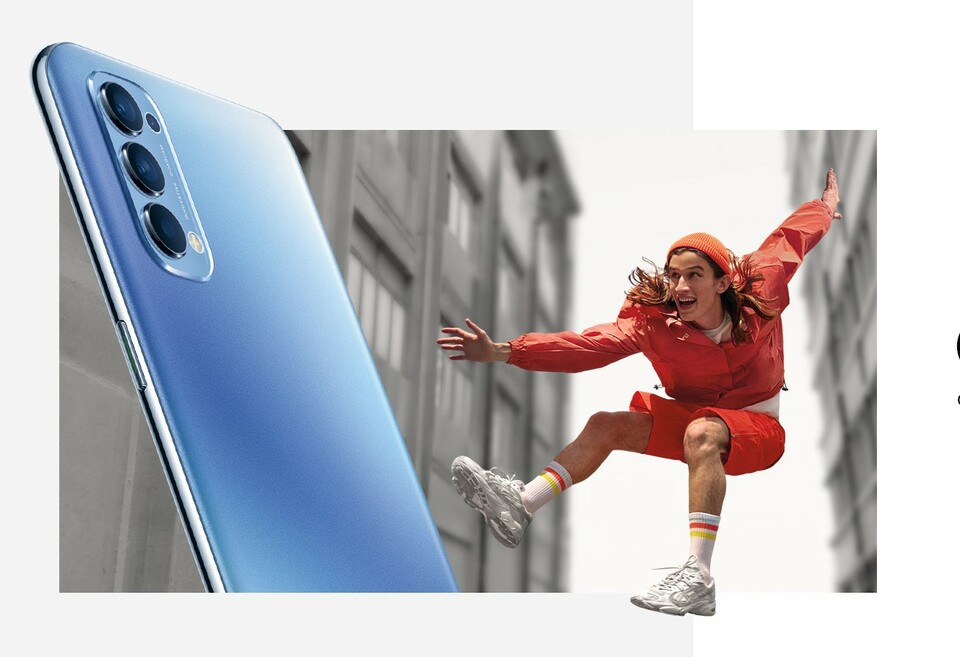 Ponsel Oppo Reno 4. (IST)