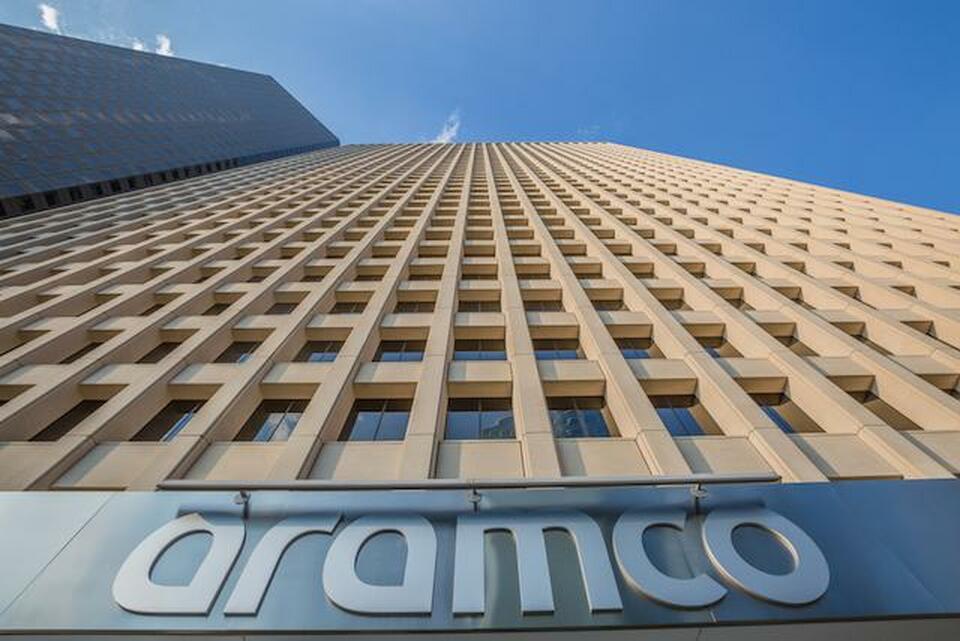 Gedung perusahaan Aramco Services di Houston, Texas, Amerika Serikat (AS). ( Foto: Shutterstock )