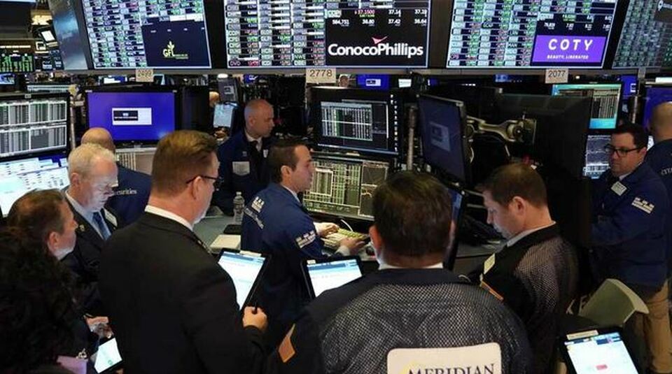 Ilustrasi bursa saham Wall Street, AS. (FOTO: AFP)