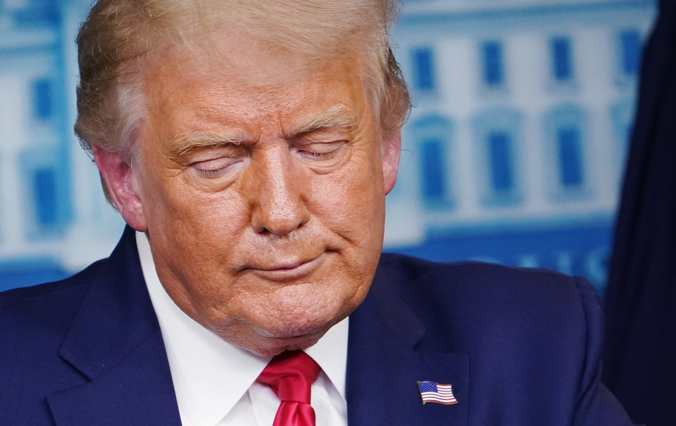 Mantan presiden Amerika Serikat (AS) Donald Trump. ( Foto: Mandel Ngan / AFP )