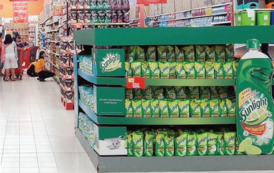 Produk-produk Unilever. Foto: DAVID