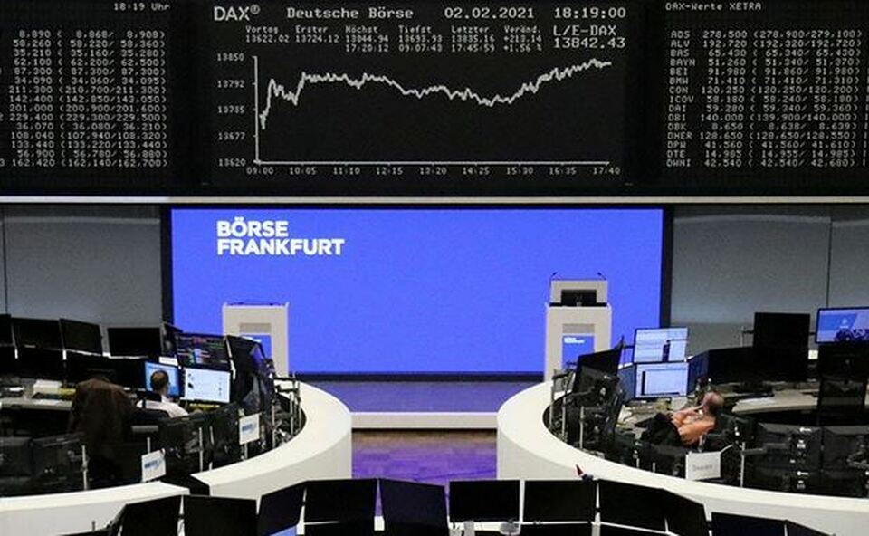 Ilustrasi bursa saham Eropa