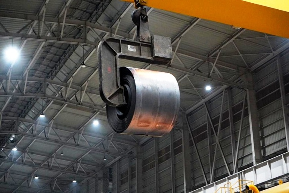 Suasana Pabrik Hot Strip Mill 2 Krakatau Steel saat mulai Beroperasi  Foto: Dokumentasi Krakatau Steel 