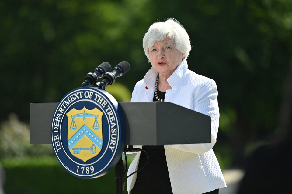 Menteri Keuangan Amerika Serikat (AS) Janet Yellen. (Foto: Justin Tallis/POOL/AFP)