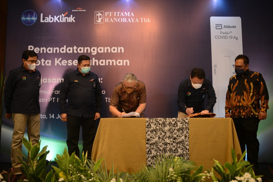 Kimia Farma Diagnostika Dan Itama Ranoraya Kerja Sama Penyediaan Alat ...