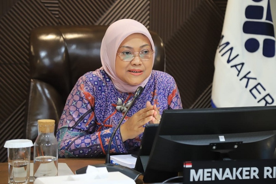 Menaker Ida Fauziyah. Foto: Humas Kemenaker