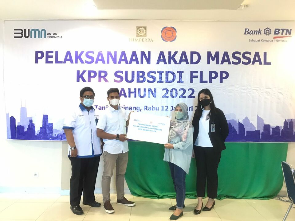 Bank BTN Bersama Developer Gelar Akad KPR Massal Rumah Subsidi, (istimewa)