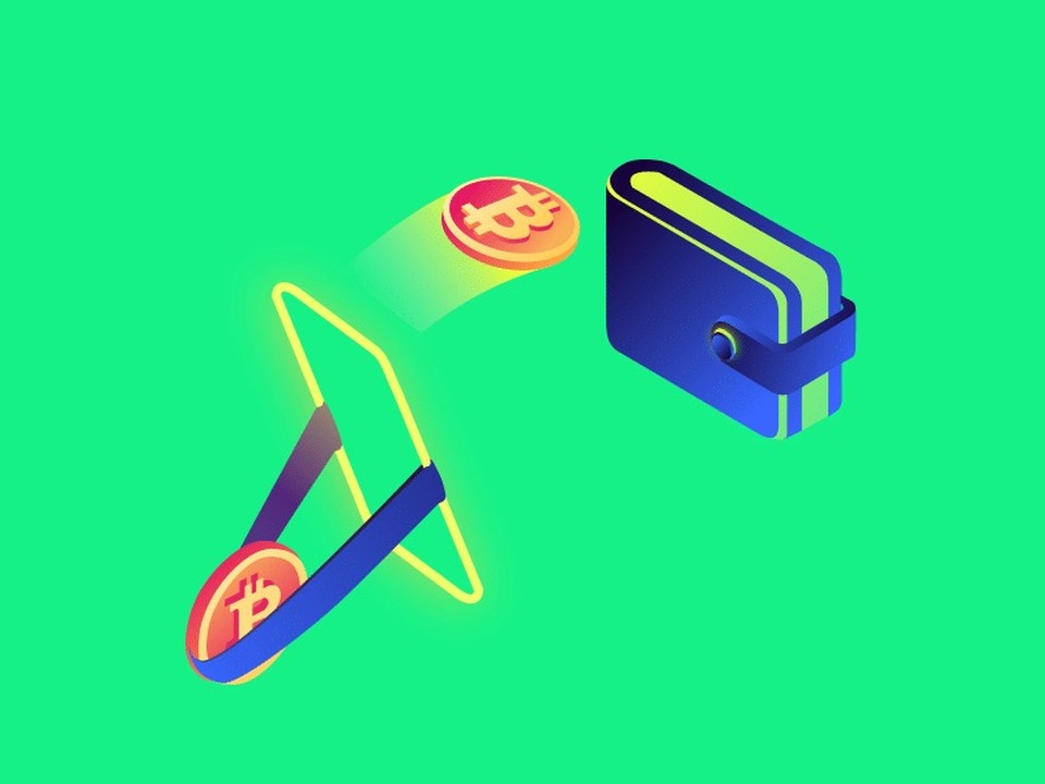 Ilustrasi penyimpanan Bitcoin
