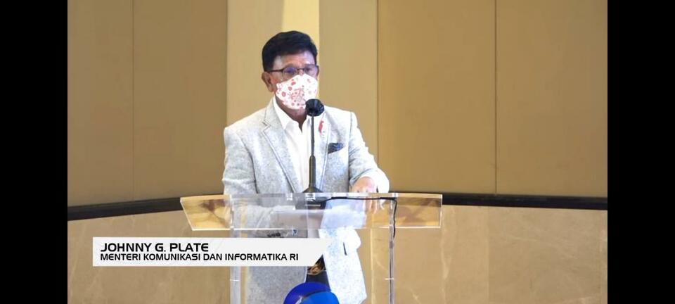 Menkominfo Johnny G Plate