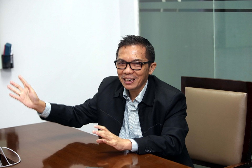 Presiden Direktur PT Mustika Ratu Tbk (MRAT) Bingar Egidius Situmorang. Foto: BeritaSatu Photo/Mohammad Defrizal