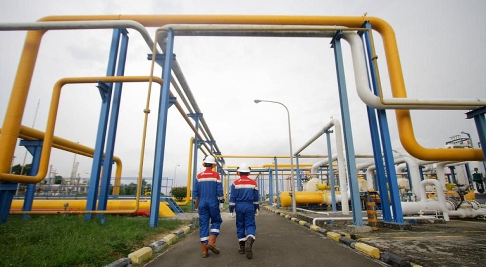 Salah satu pipa gas PGN. Foto ilustrasi dok. PGN