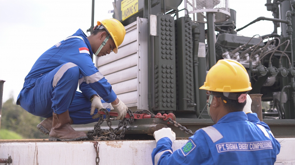 PT Sigma Energy Compressindo Tbk. Foto: Perseroan