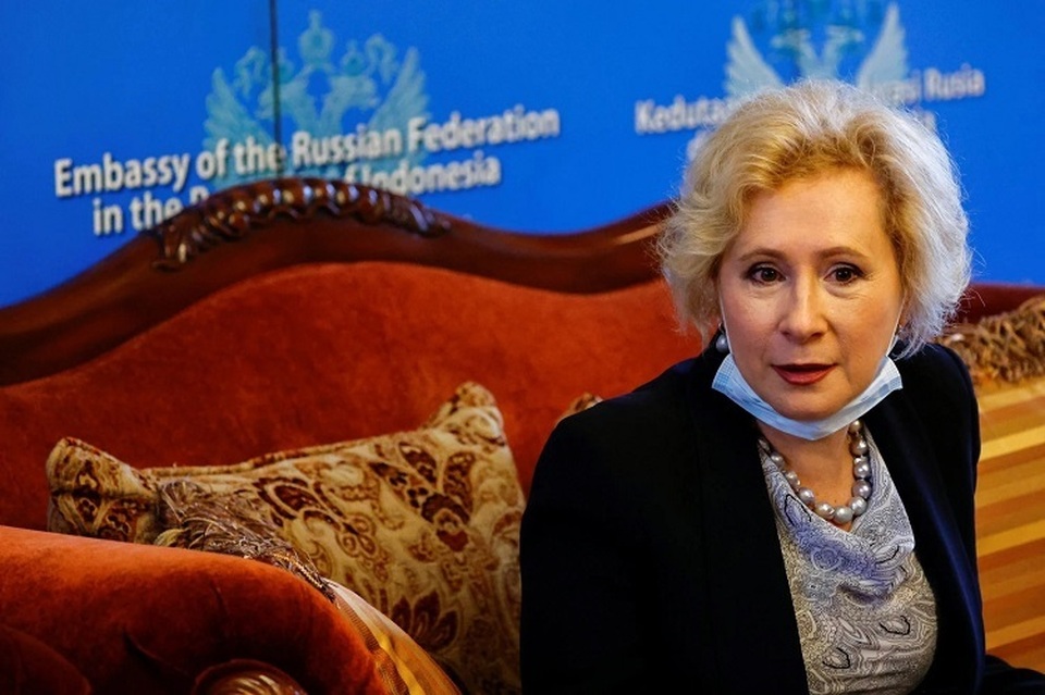 Duta Besar Rusia untuk Indonesia Lyudmila Vorobieva. (FOTO: REUTERS)