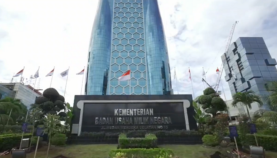 Kantor Kementerian BUMN. (Foto: Kementerian BUMN)