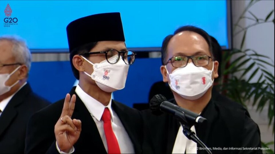 Komisioner KPU Dan Bawaslu Periode 2022-2027 Resmi Dilantik Presiden Jokowi