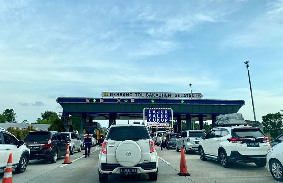 Gerbang Tol (GT) Bakauheni Selatan. (Foto: HK)