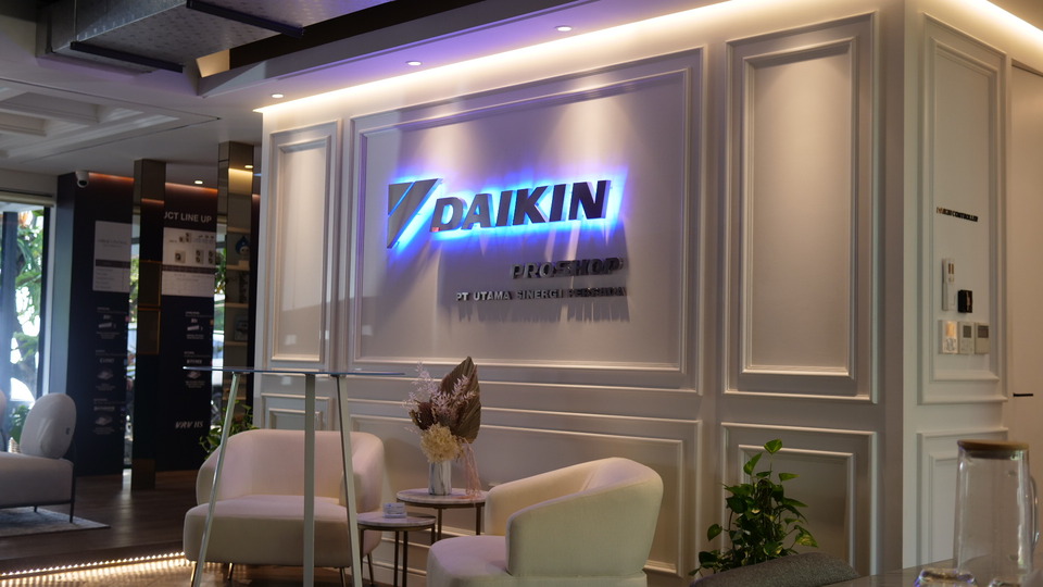 Showroom Daikin Proshop Utama Sinergi Persada. (IST)