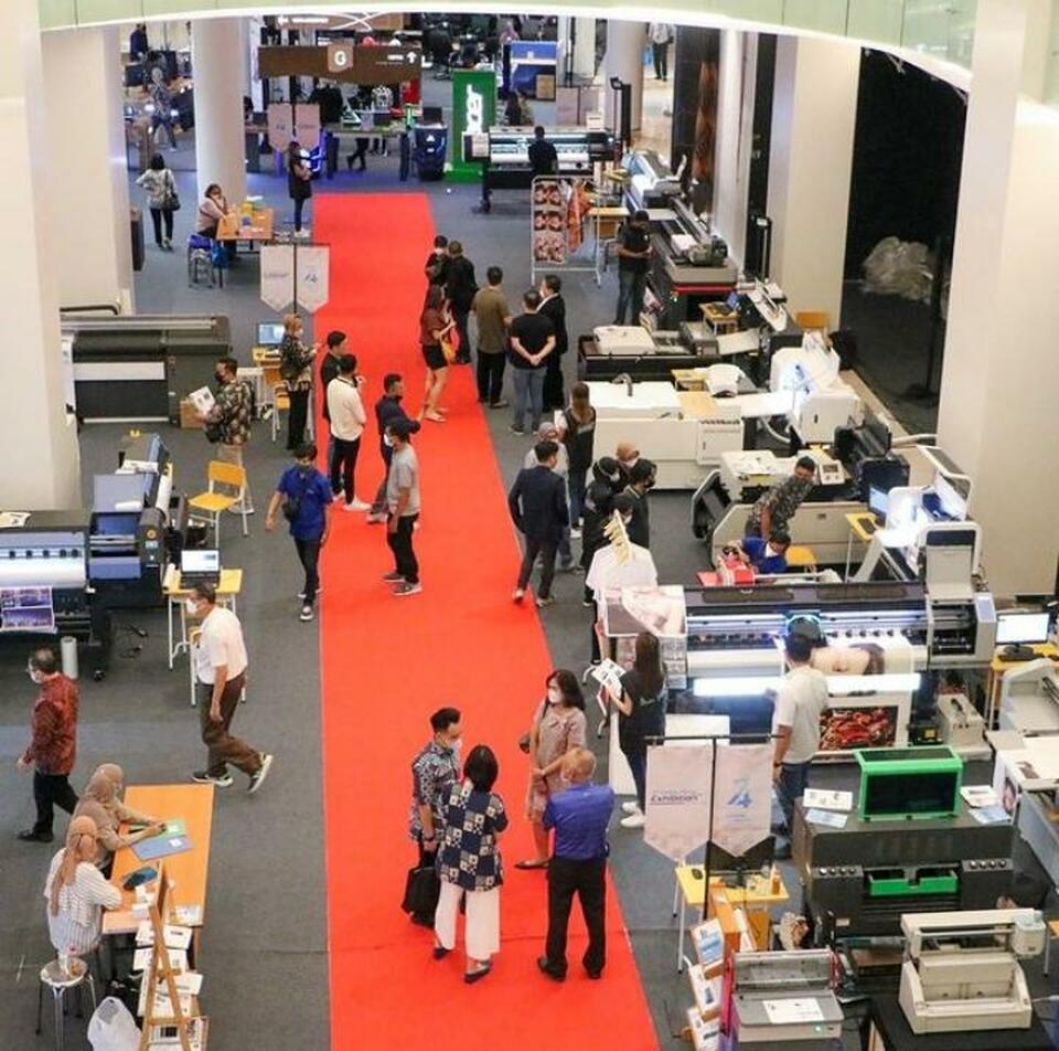 Pameran Digital Printing and Office Equipment Expo 2022 di Ciputra World Surabaya