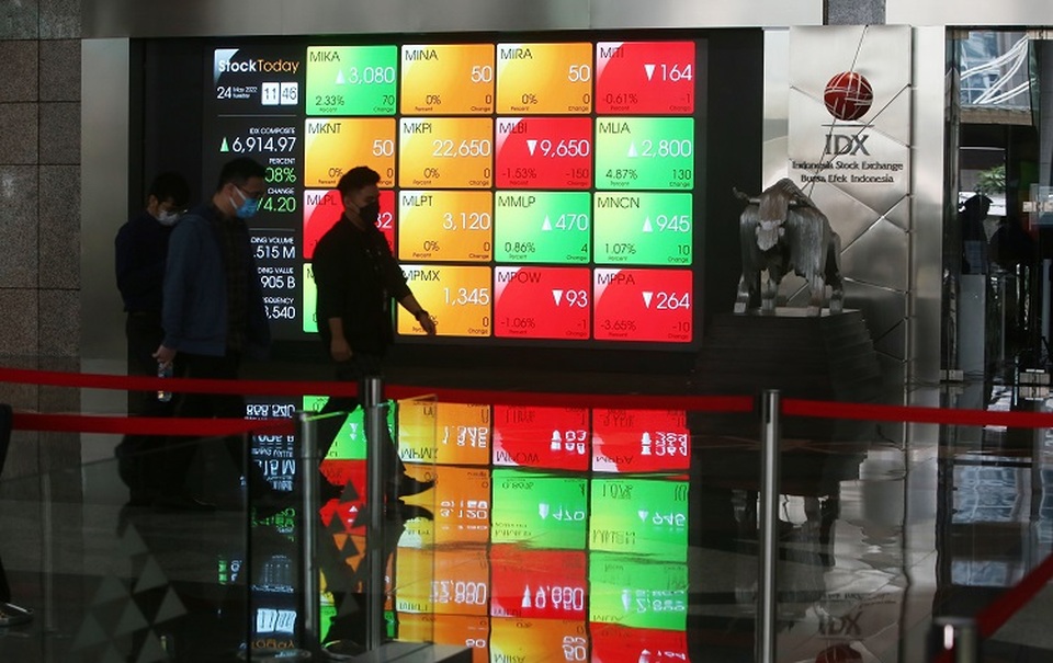 Bursa Efek Indonesia (BEI) di Jakarta. (BeritaSatu Photo/Mohammad Defrizal)