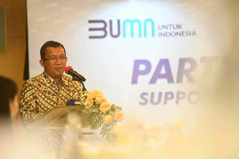 Direktur Utama Bank BTN Haru Koesmahargyo.