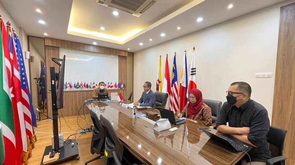 Pertemuan Virtual Kedua yang dilakukan antara delegasi BIMP-EAGA dengan Republic of Korea Senior Officials Meeting (SOM), Jumat (17/06)
