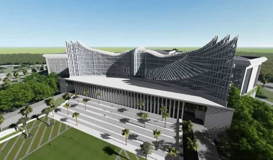 Pradesain Istana Negara di IKN Nusantara karya seniman Nyoman Nuarta. (Foto: IST)