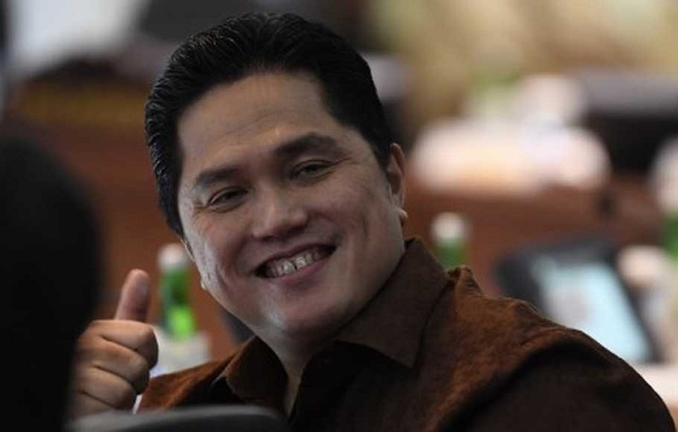 Menteri BUMN Erick Thohir. (Foto: ANTARA FOTO/Puspa Perwitasari)