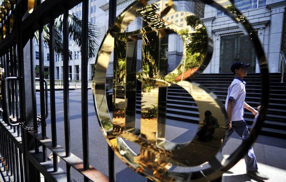 Areal perkantoran Bank Indonesia (BI), Jakarta. FOTO ANTARA/Ismar Patrizki.