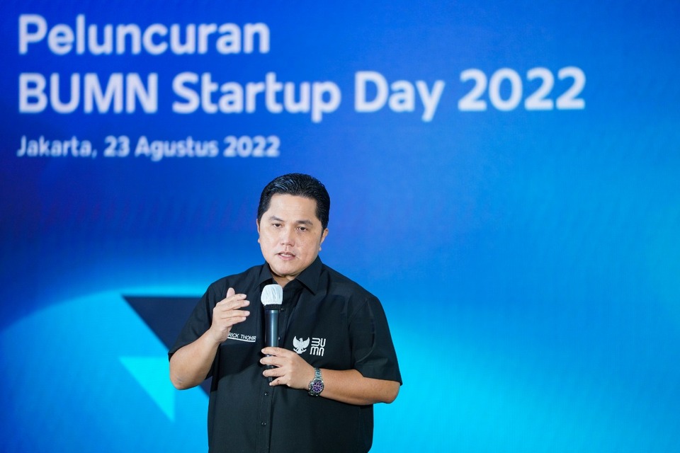 Menteri BUMN Erick Thohir.