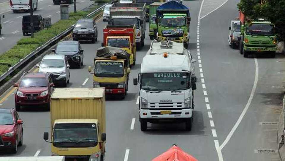 Ilustrasi truk logistik (Foto: Ist)